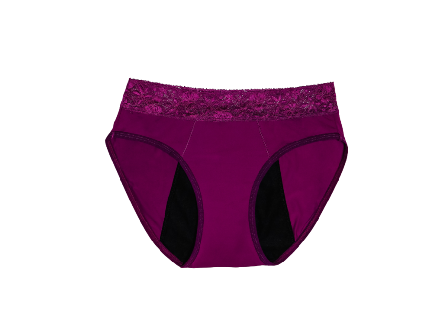 Cheeky Pants menstrual underwear Feeling Pretty - Berry