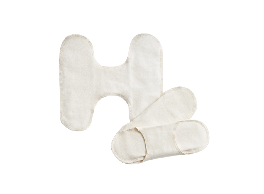 Washable Pantyliners - without closure - 3 Pieces - White