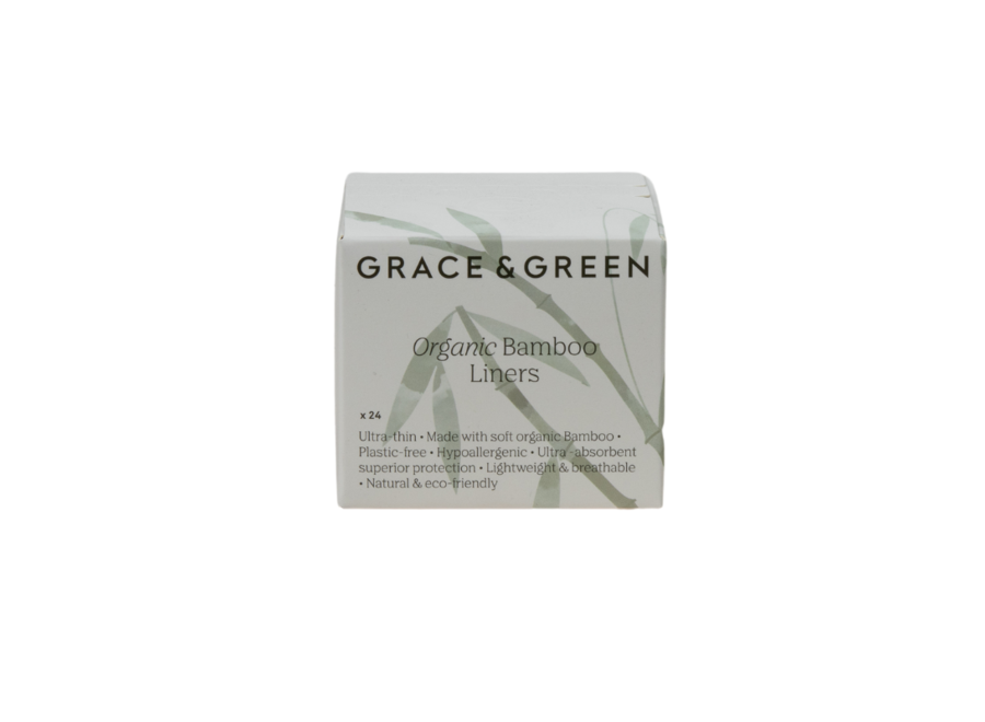 Grace & Green - Slipeinlagen - Bamboo - 24 Stück - Ultra dünn - Atmungsaktiv und weich