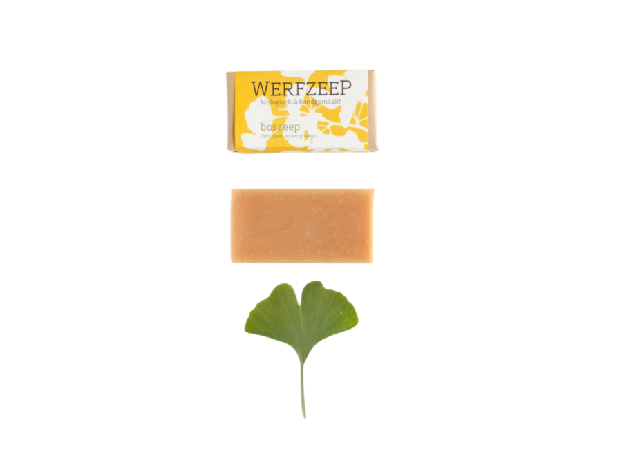 Werfzeep - BosSeife - Biologische Seife - 100g - 100% vegan - 100% recyclebare Verpackung