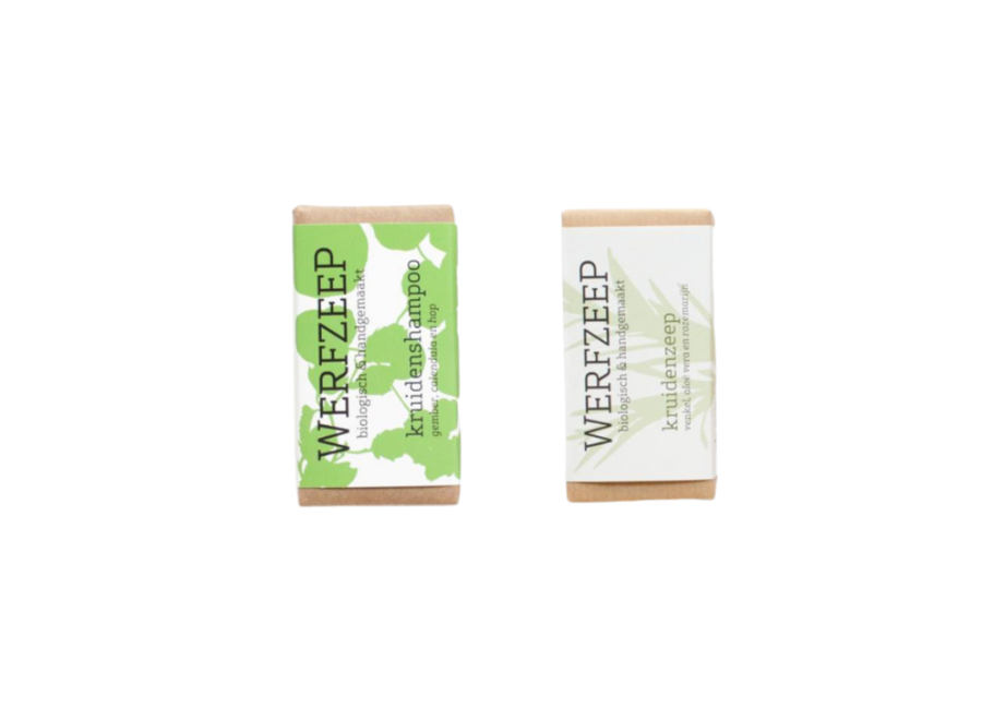 Herbal soap & herbal shampoo bar - 2 pieces