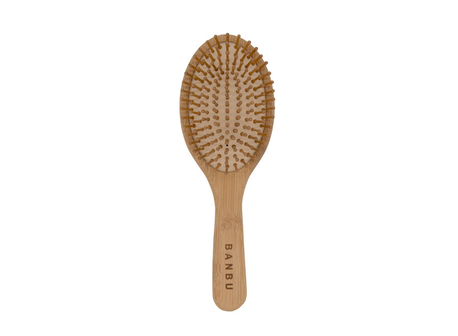 Banbu hair brush - bamboo - Round
