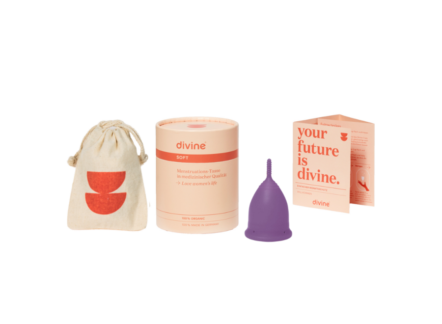 Menstrual cup - size S - 5 colours