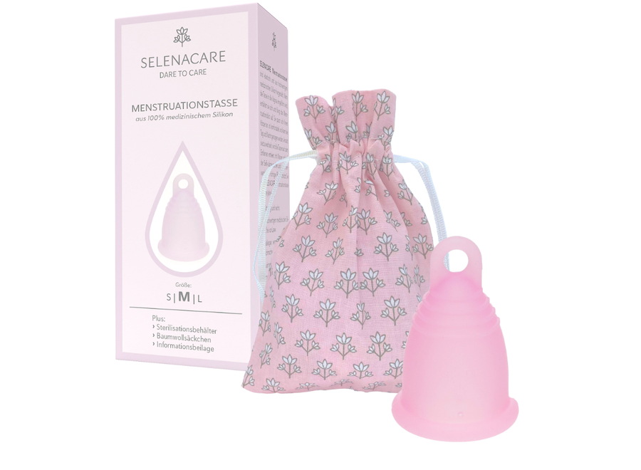 Menstrual cup - Premium - Pink - Different sizes