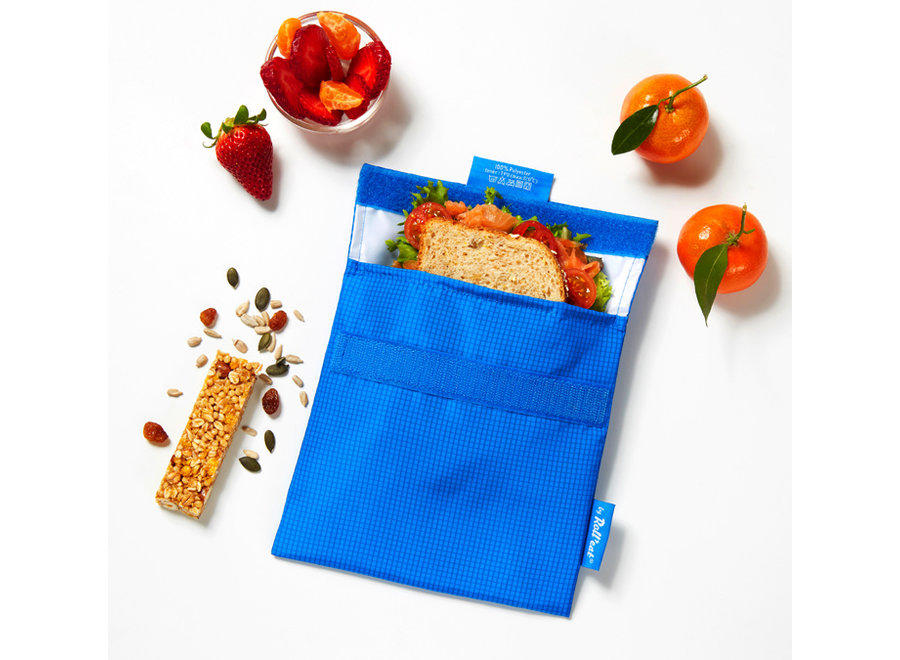 Snack'n Go - Bleu Actif | Une solution écologique pour remplacer les sacs en plastique