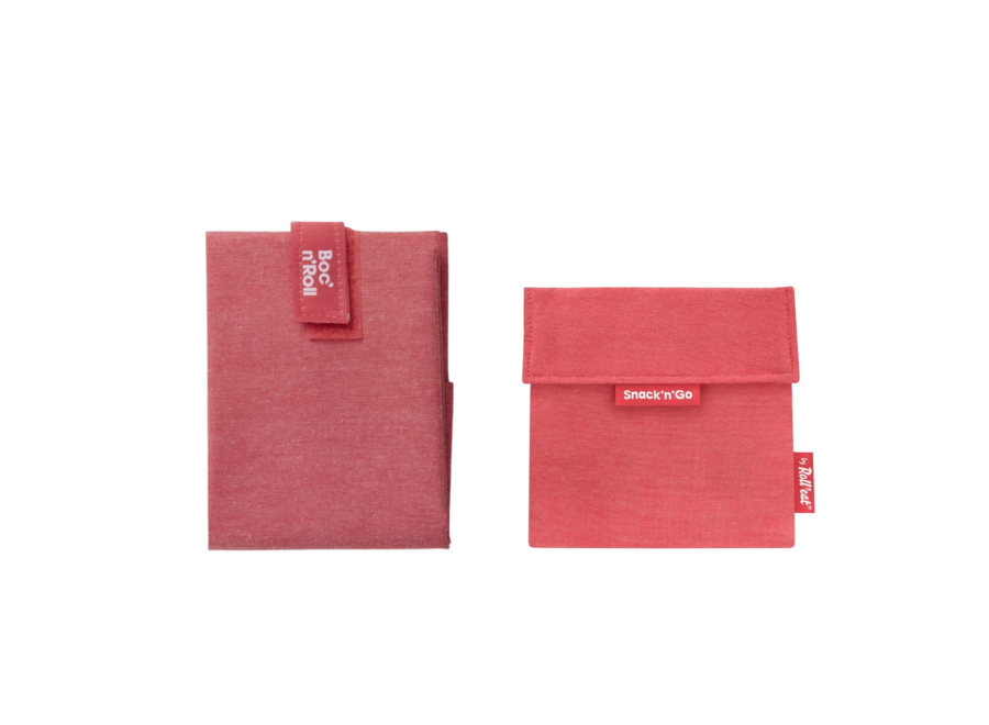 Snack'n'Go - Boc'n Roll - Nature Red - Umweltfreundlich - Wiederverwendbar