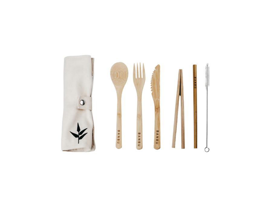 Cutlery set - bamboo