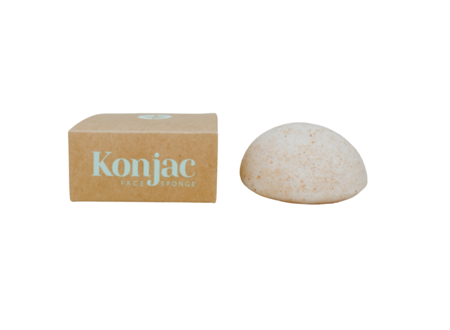 Éponge Konjac Exfoliante - Visage | Révèle une peau éclatante et douce