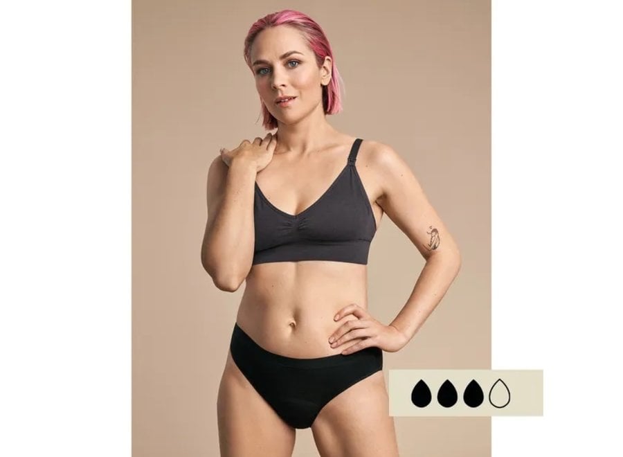 Imse Period Underwear Heavy Flow - Black, XS Black