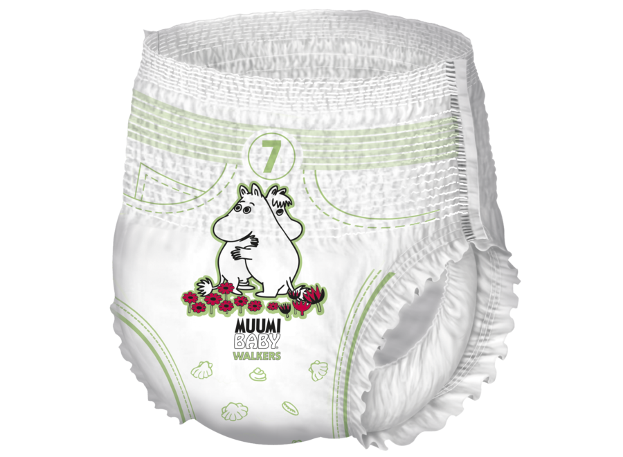 Moomin Baby Eco Diaper Pants - size 7 - 16 to 26 kg - Advantage packaging