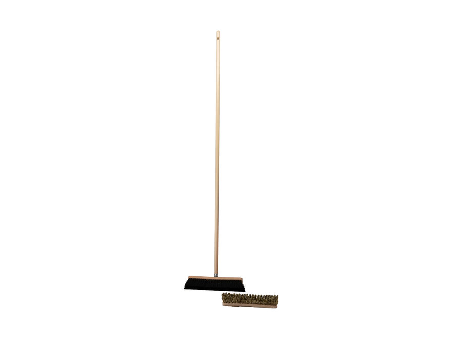 Broom handle + Broom head & Scrub head