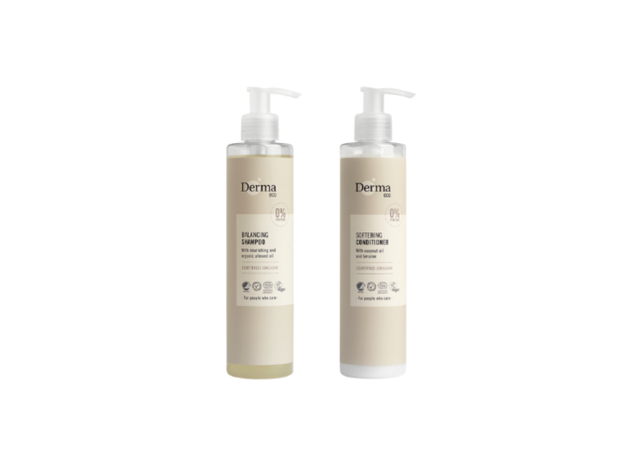 Fjerde kjole have på Shampoo & Conditioner - 250 ML - Perfume Free - Grace is Green