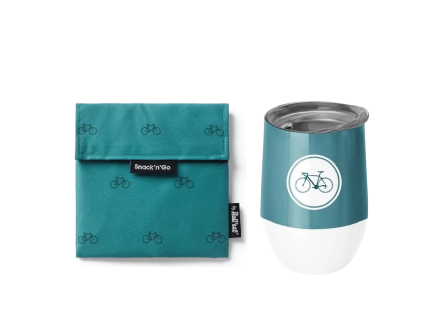 1x Snack'n go Bike + Bicycle thermos cup
