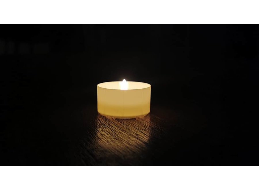 Natural tea lights - 40 pieces