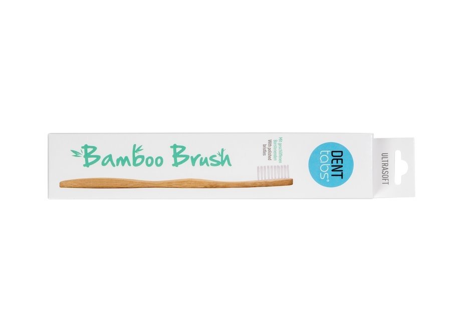 Pastilles de dentifrice - Menthe - sans fluoride + Brosse à dents en bambou - Extra douce - L'alternative écologique pour une hygiène bucco-dentaire responsable