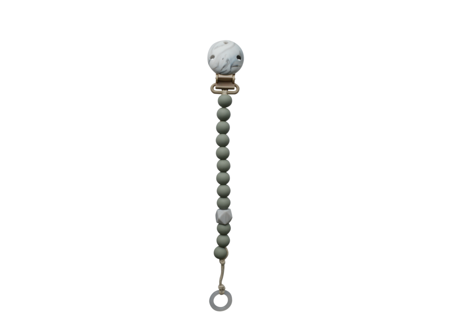 Pacifier Clip - Sage - My Baby Rocks