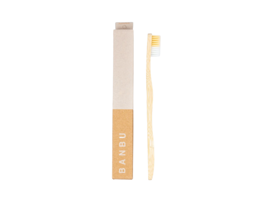 Banbu tandenborstels | zacht | bamboe | 2 kleuren