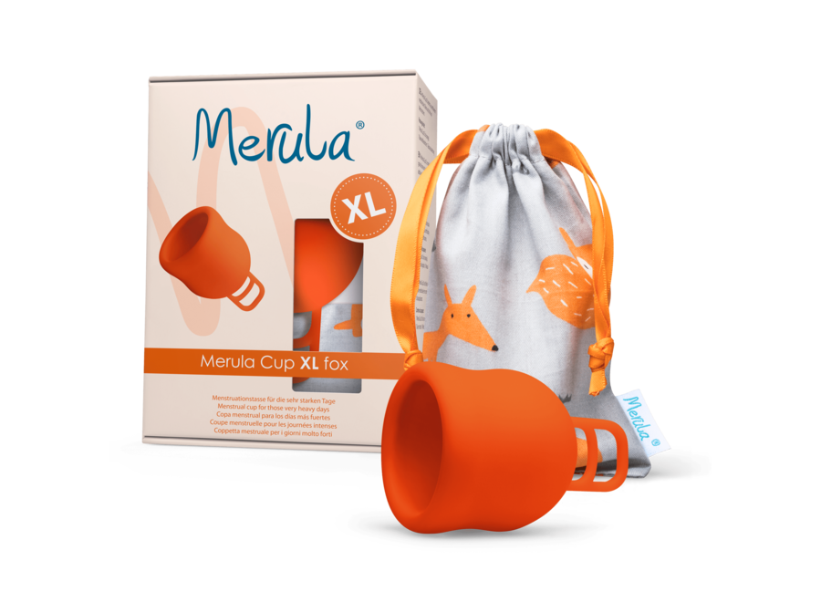 Menstruatiecup  XL - 5 Kleuren - Oranje