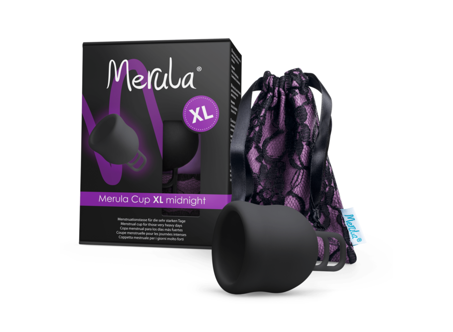 Menstrual Cup XL - Midnight - Black