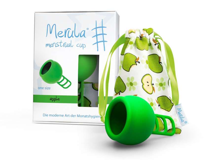 Menstrual Cup - Apple - Green