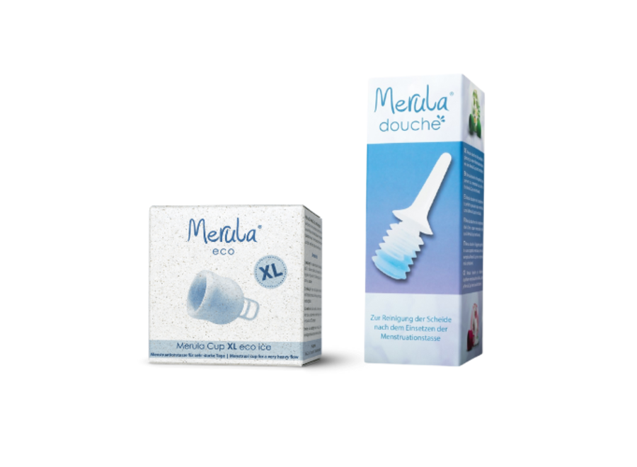 Merula Cup XL + Douche - 6 Couleurs - Hygiène optimale et confort durable