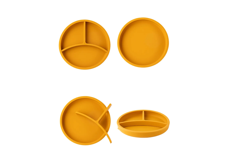 Silicone Compartment Board with Suction Cup + Divider - Different Colors