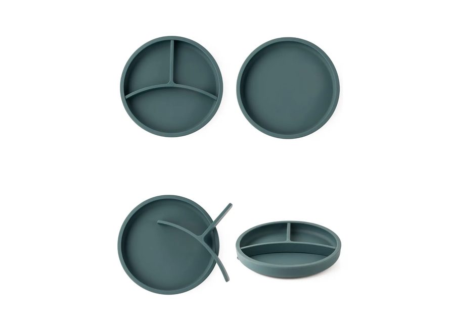 Siliconen vakjesbord met Zuignap + Divider - Verschillende kleuren