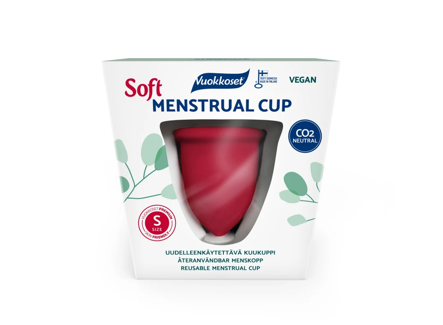 Menstruatiecup - Soft - TPE -  Maat S