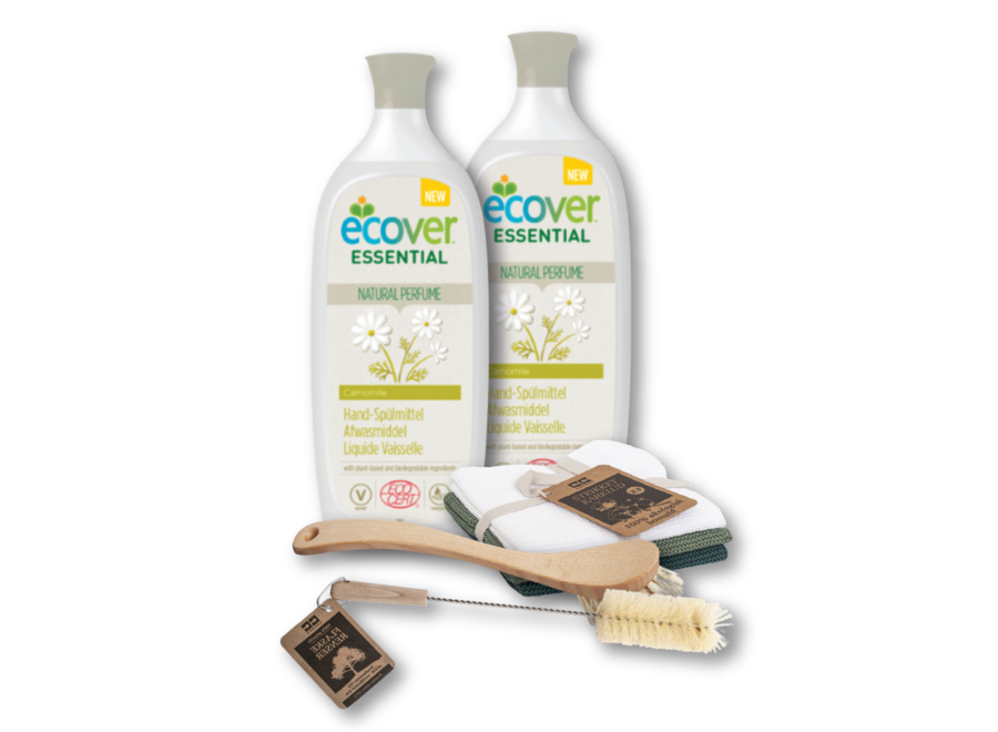 Dishwashing essentials set - ecological dishwashing