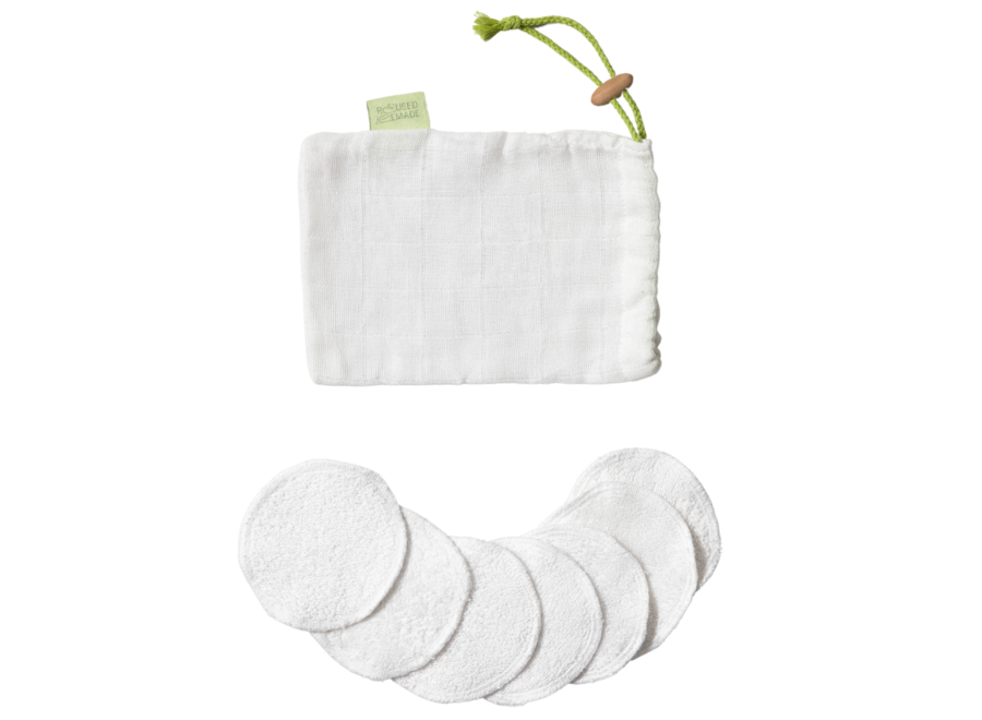 Reusable cotton pads - 7 pieces - Upcycle