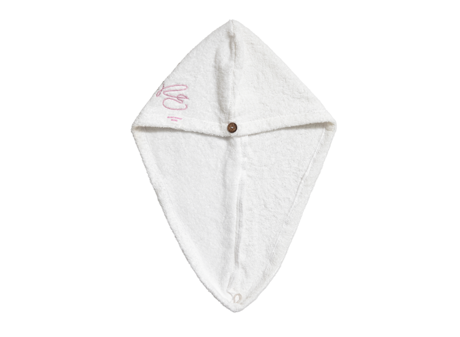 Reused Remade - Haarhandtuch - Badstof - Rosa - 100% Upcycled - OEKO-TEX zertifiziert
