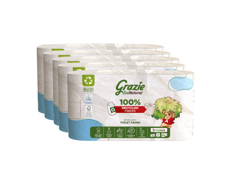 Grazie Natural toiletpapier 2-laags