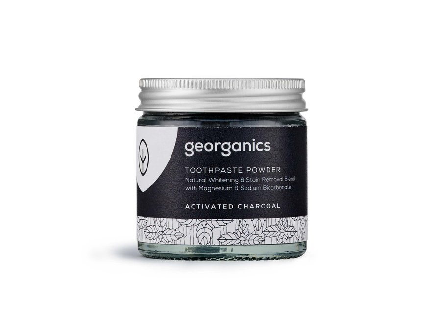 Georganics - Mineralisches Zahnpasta-Pulver - Aktivkohle - Whitening