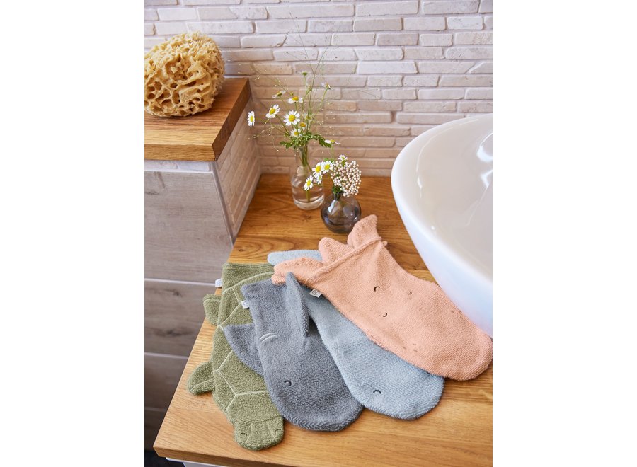 Lässig - Waschlappen - GOTS-Kaftan - Octopus - Weich und bequem - Kreatives Spielzeug