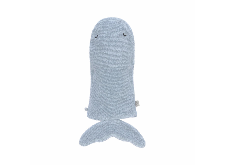 Washcloth – Whale - GOTS cotton
