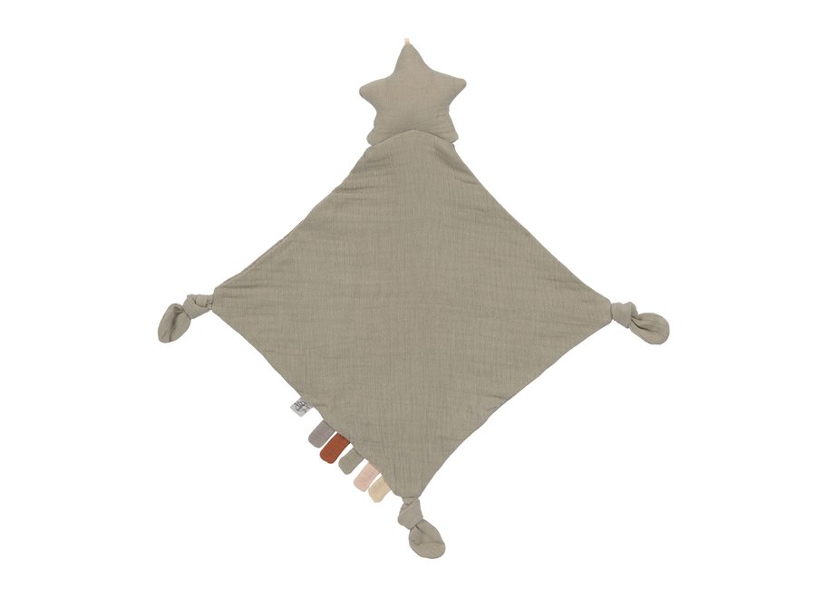 Cuddle cloth - Star - Muslin GOTS cotton