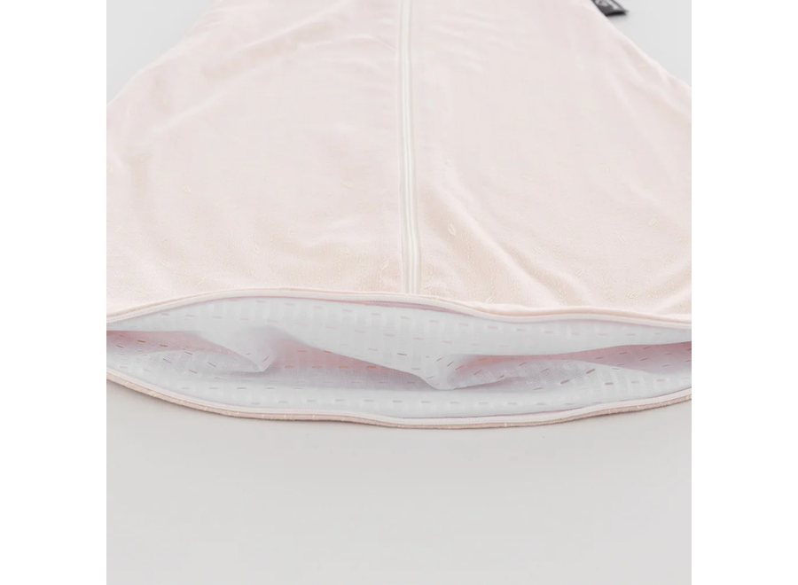 Sleeping bag sleeveless - GOTS cotton - Leave beige - Different sizes