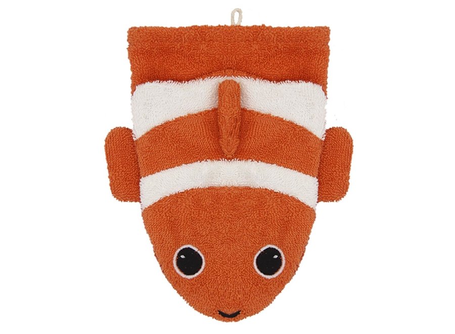 Washcloth - Organic Cotton - Small - Conny the Clownfish