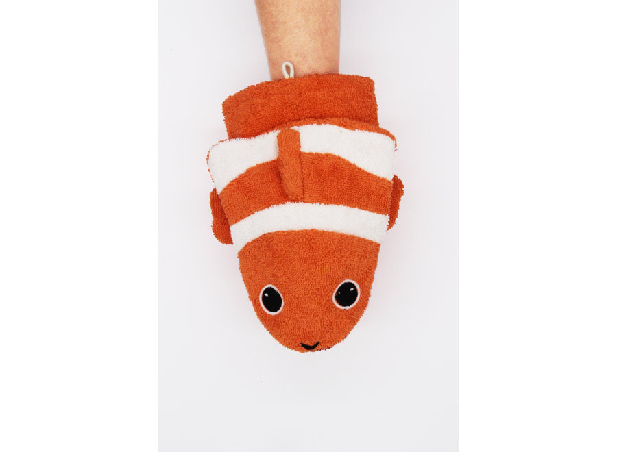 Washcloth - Organic Cotton - Small - Conny the Clownfish