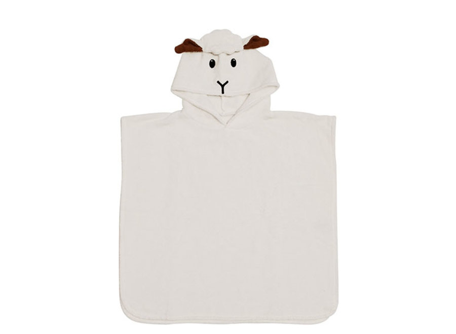 Poncho de bain - Enfants – Coton biologique – Stella le Mouton | Doux, léger, et durable