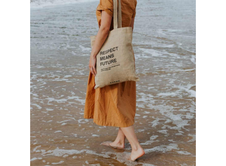 Jute tote bag