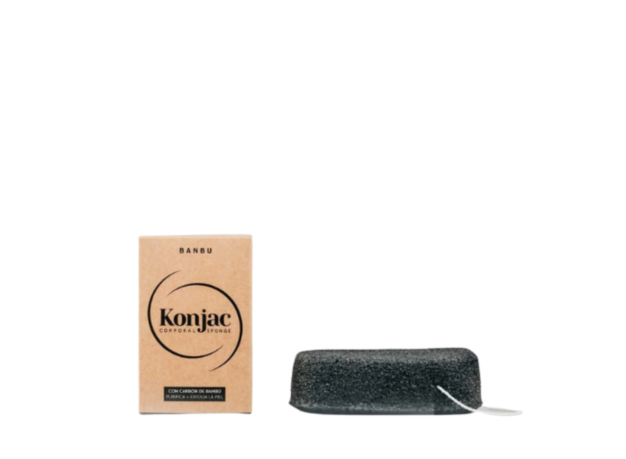 Sponge - Konjac Charcoal - Body - square