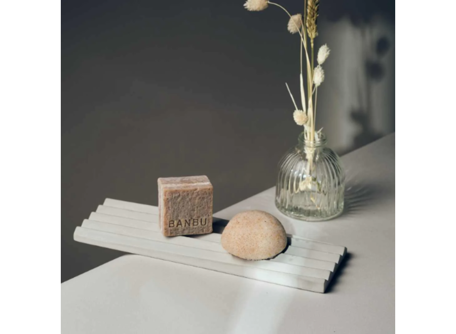 Banbu soap holder large | natural stone | Extra absorbent