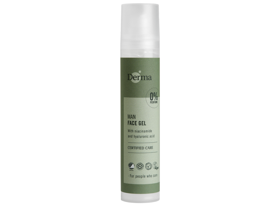 Derma Eco Man - Gesichts-Gel - 50 ML - Intensive Feuchtigkeit - Beruhigende Wirkung