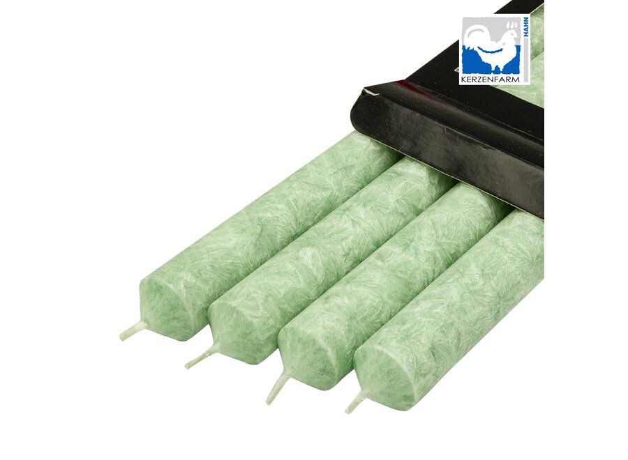 Stick candles - Plantbased Stearin - 4 pieces - Different colors