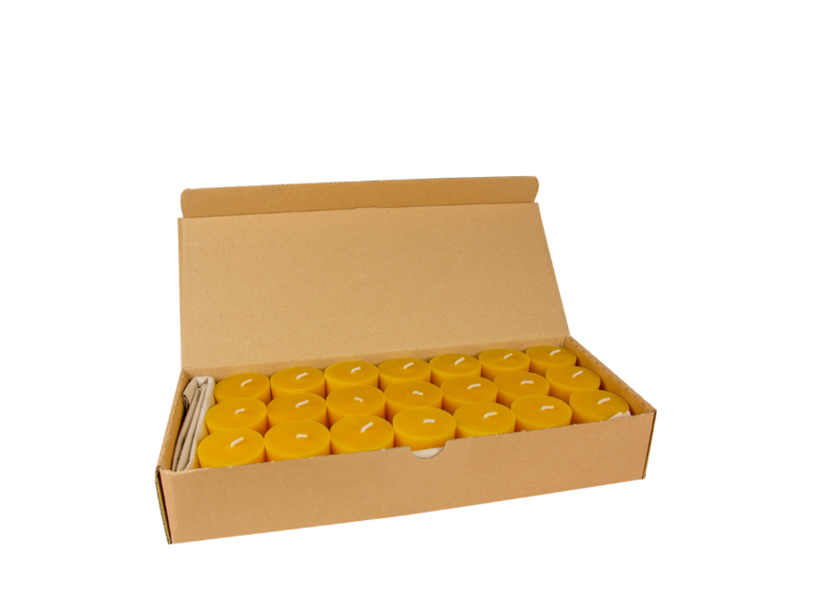 Tealights - Beeswax - 42 pcs