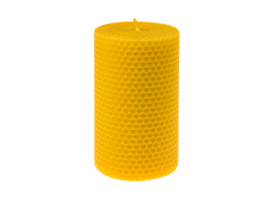 Pillar candle - Beeswax  - Honeycomb