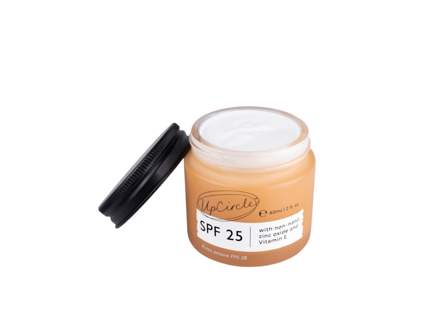 Zonnebrand crème – Face  - SPF 25 – Upcycled frambozen - 60 ML