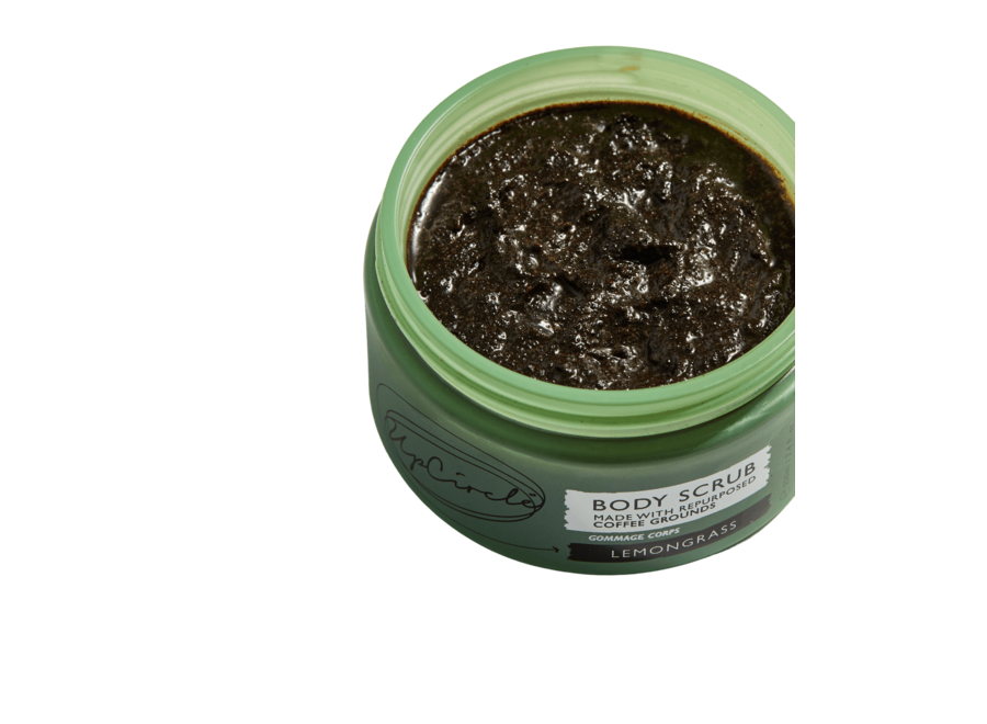 Body Scrub - Reused Coffee Grounds – Lemongrass - 220 ml