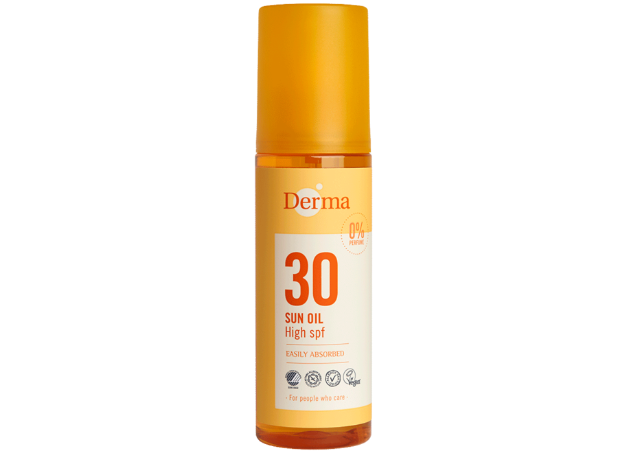 Huile solaire Derma Eco Sun SPF30 - Protection optimale pour toute la famille